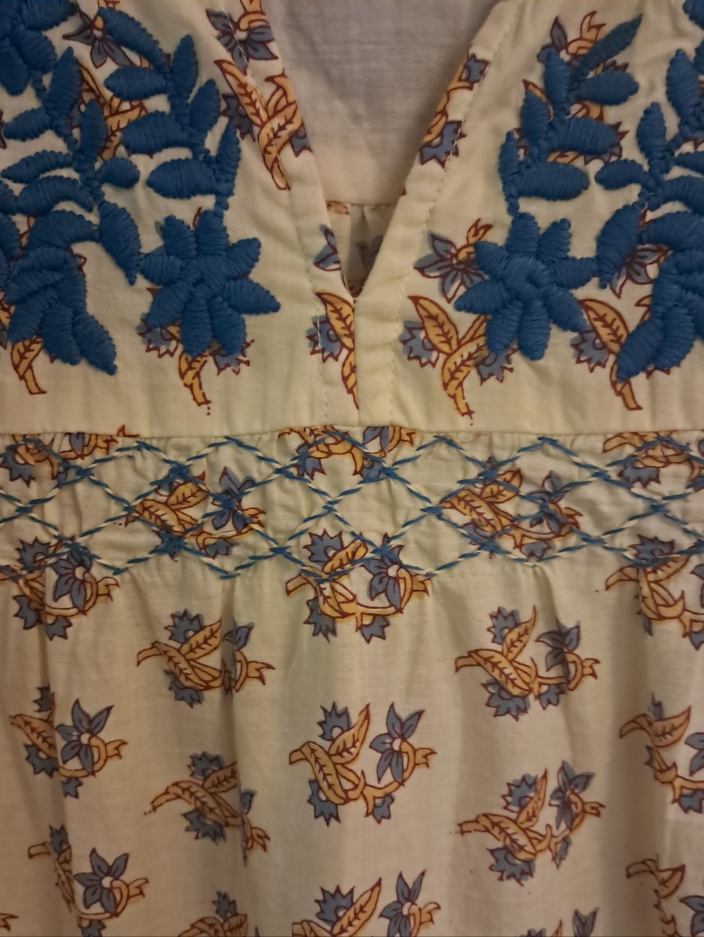 SISTER MARY EMBROIDERED BLOUSE SIZE SMALL - Picture 7 of 12